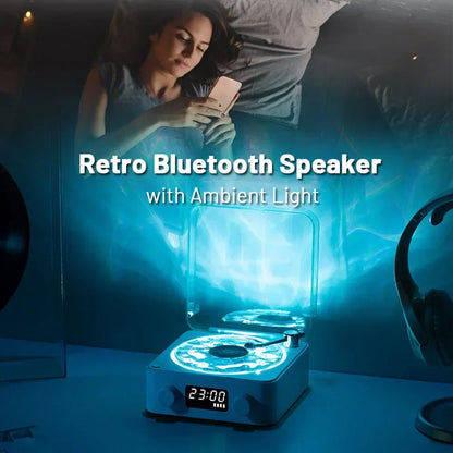 Retro przenośny głośnik Bluetooth z białym szumem